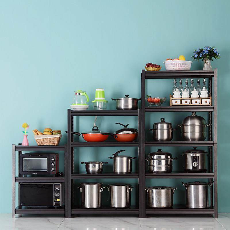 厨房置物架落地多层货架家用储物收纳架微波炉铁艺专用锅角钢架子,商业/办公家具,仓储货架,淘宝优惠券,粉丝福利购,淘宝优惠卷