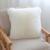 100%纯羊毛抱枕羊毛靠垫羊毛抱枕腰靠飘窗垫垫椅垫地垫地毯坐垫毯