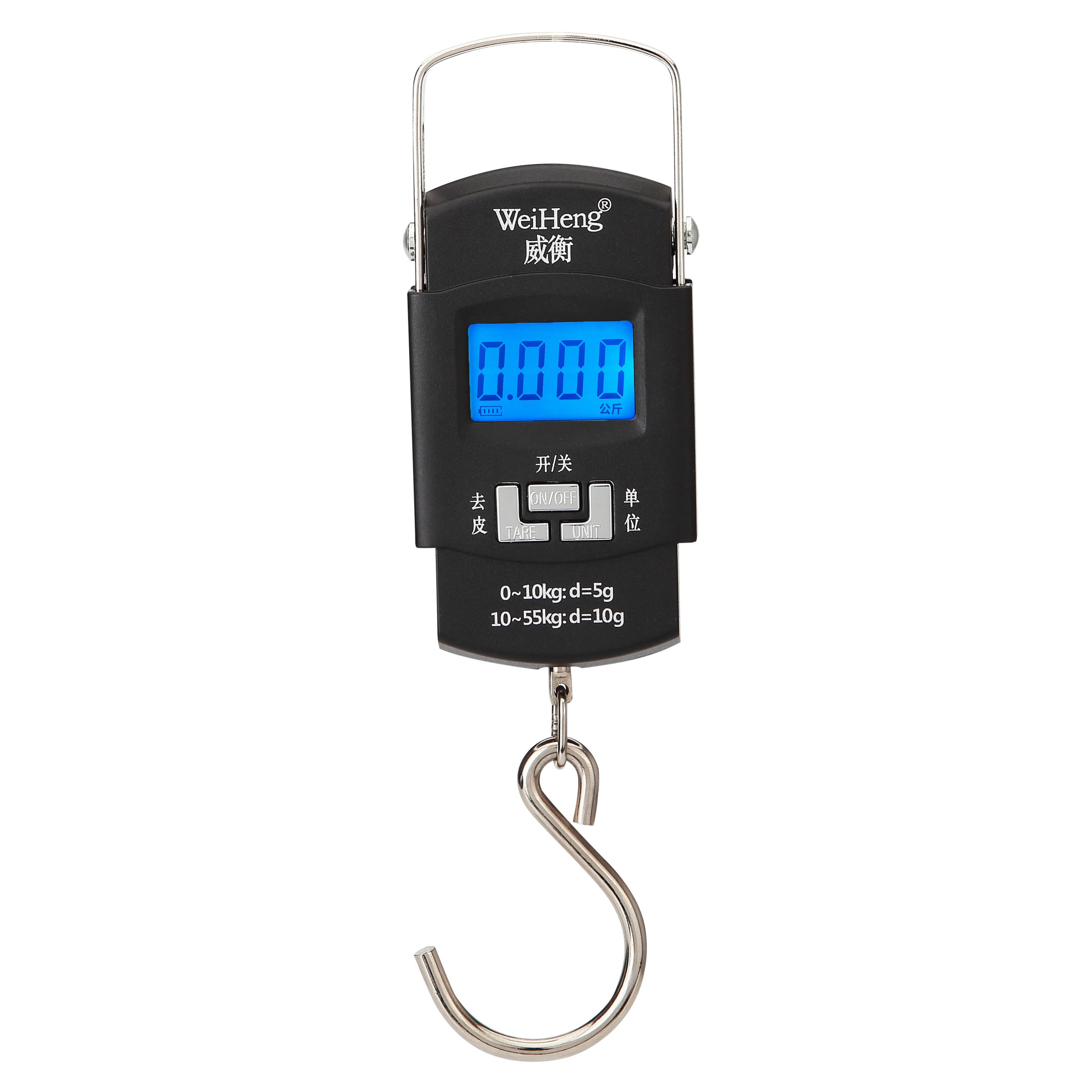 充电威衡电子秤手提称55kg吊勾秤快递物流包裹计量称微型便携磅秤