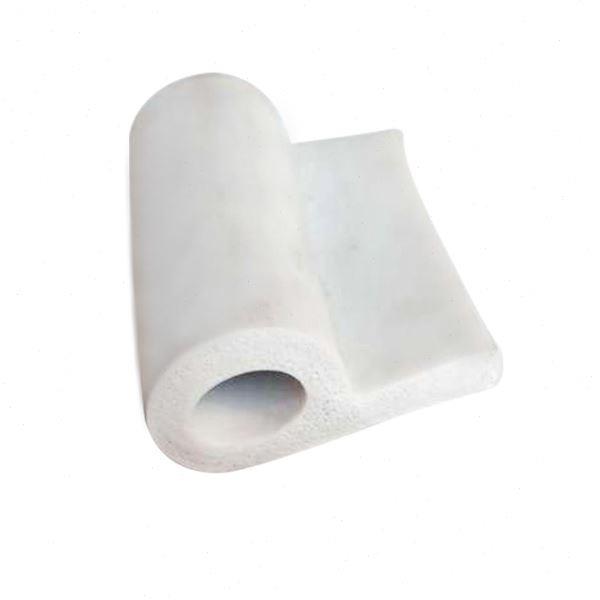 U型矽橡胶发泡密封条 异形挤出门缝门底方形圆形船用自粘密封条