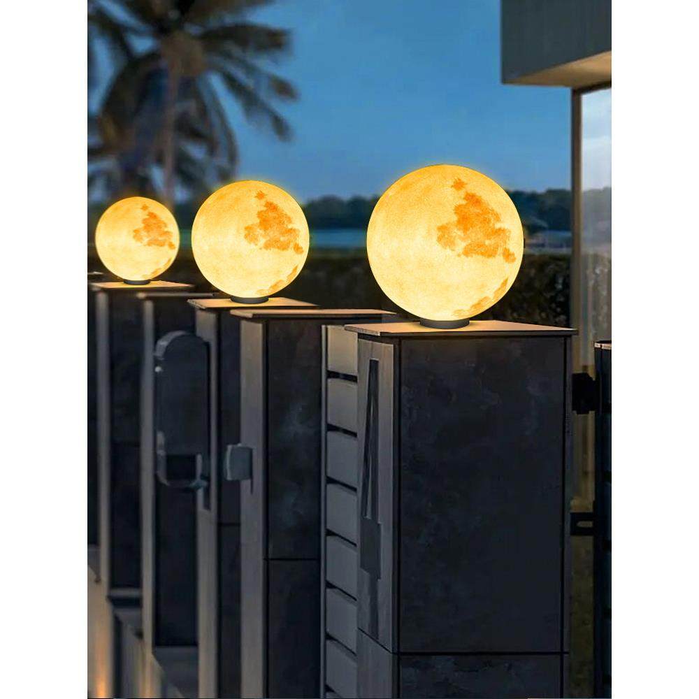 圆形柱头灯圆球网红柱头灯庭院柱子装饰围栏柱子灯别墅户外柱头灯,家装灯饰光源,柱头灯,淘宝优惠券,粉丝福利购,淘宝优惠卷