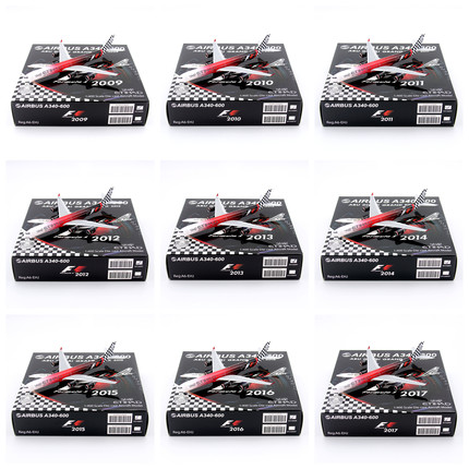 YY Wings  阿提哈德航空 空客A340-600 A6-EHJ 合金飞机模型1/400