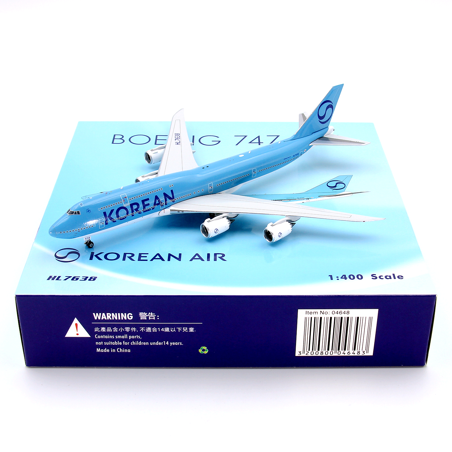 PH飞机模型04648大韩航空HL7638