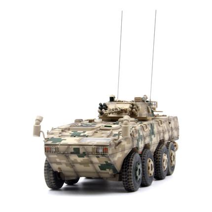 UNISTAR 中国ZBL-08轮式步兵战车 沙漠数码 大八轮成品模型1/72