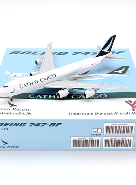 YY Wings 国泰航空波音B747-8F B-LJA B-LJC B-LJN 飞机模型1/400