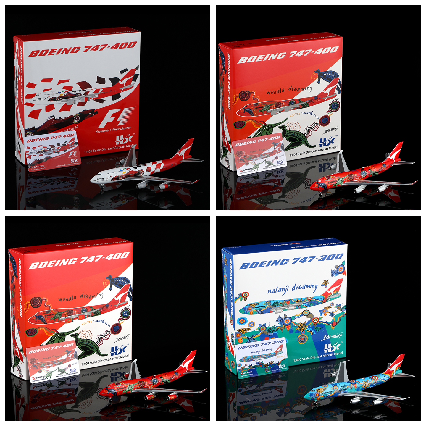 HX飞机模型澳洲航空波音B747-400