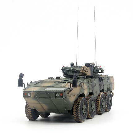 UNISTAR中国ZBL-08轮式步兵战车丛林三色迷彩 大八轮成品模型1/72