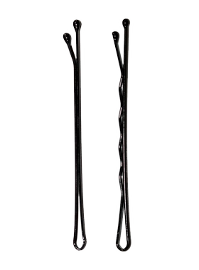 加粗加紧黑色一字夹刘海碎发夹