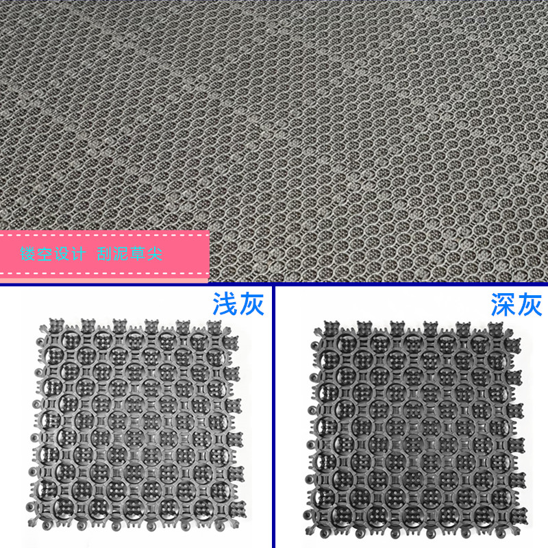 商用门垫室外拼接别墅防滑脚垫简约防水镂空门厅超薄吸尘门口地垫