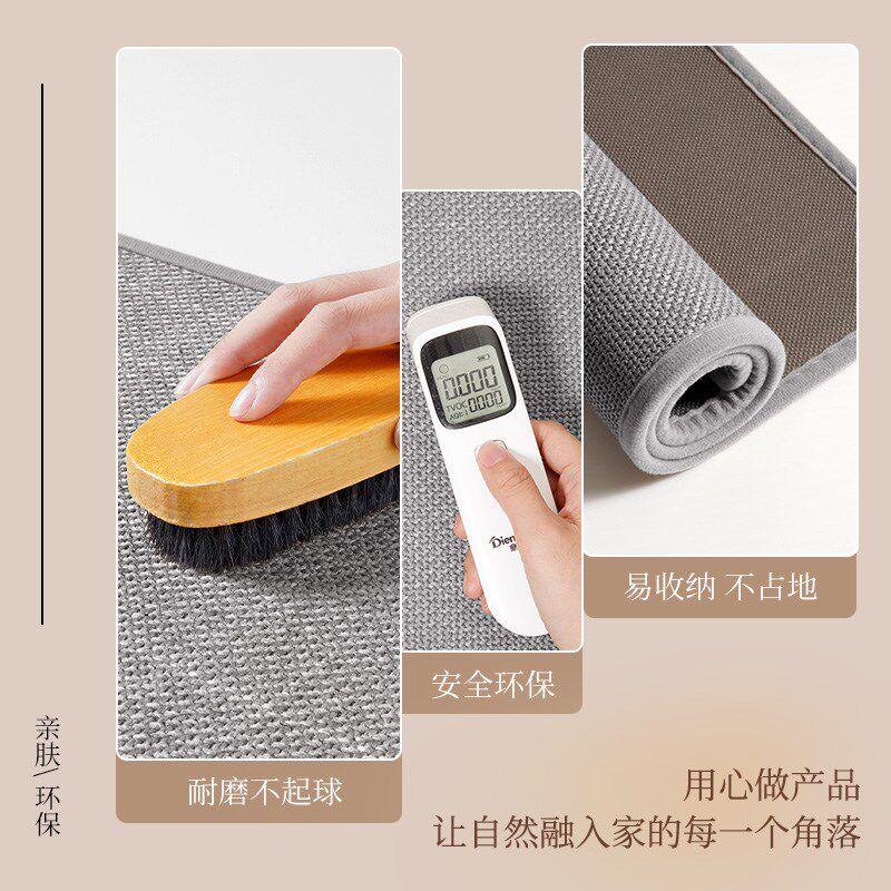 飘窗垫朴素简约棉麻风格窗台垫四季通用薄款防滑耐磨卧室阳台坐垫