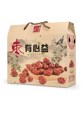 新疆红枣礼盒包装盒空高档青枣包装箱纸箱子3/5斤大荔冬枣礼品盒