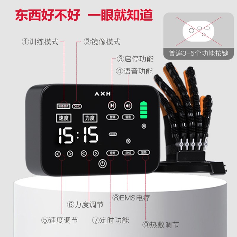 专业手指康复训练器材手部五指机器人手套偏瘫中风脑电动梗塞功能