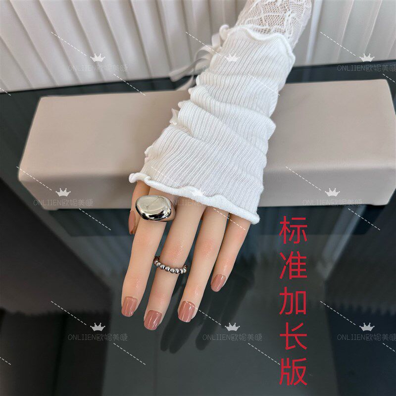 美甲手模矽胶手模美甲练习彷真手模骨骼造型美甲假手模具珠宝道具