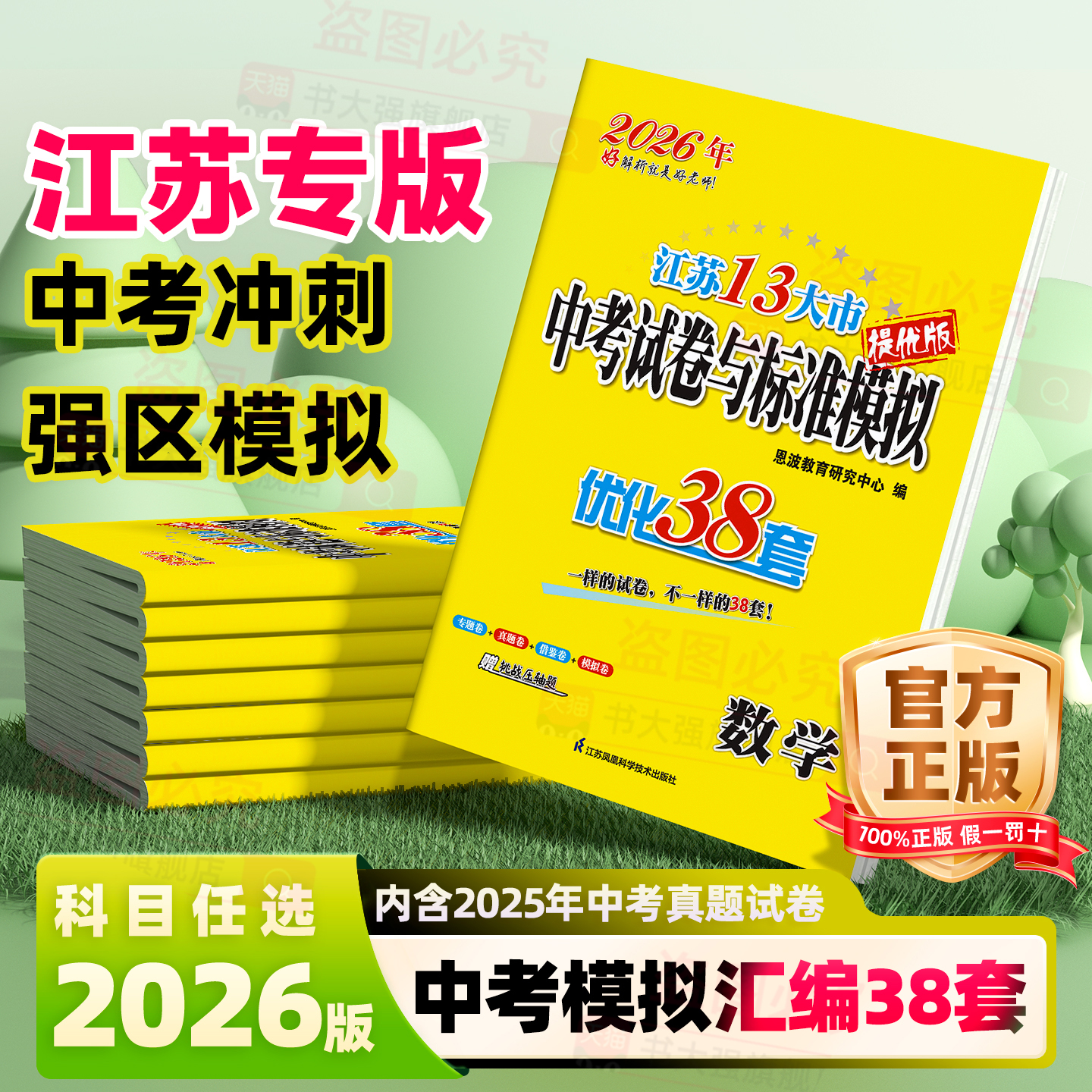 恩波苏中考模拟试卷汇编优化38套