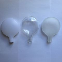 萤火虫吊灯玻璃灯罩透明磨砂罩G4灯罩迷你小灯罩配件圆形球中球