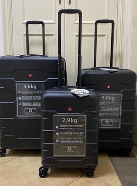 出口超轻行李箱20寸登机箱拉杆旅行箱黑色双排静音轮处理