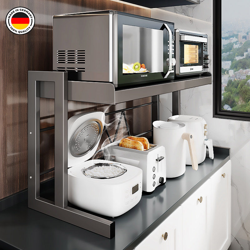 德国厨房置物架台面多功能微波炉