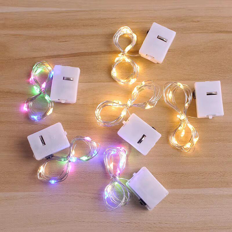 迷你彩灯闪灯带led鲜花束满天星小灯串氛围蛋糕装饰灯笼花束灯串