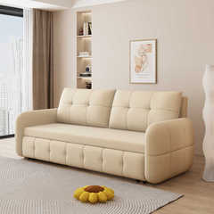 折叠沙发床两用2024新款双人小户型网红款多功能客厅欧式布艺沙发