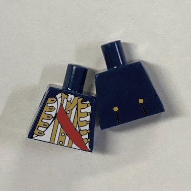 兼容乐高人仔身体复古海岛独角兽工作服警察赛车外套吊带杀肉旅游