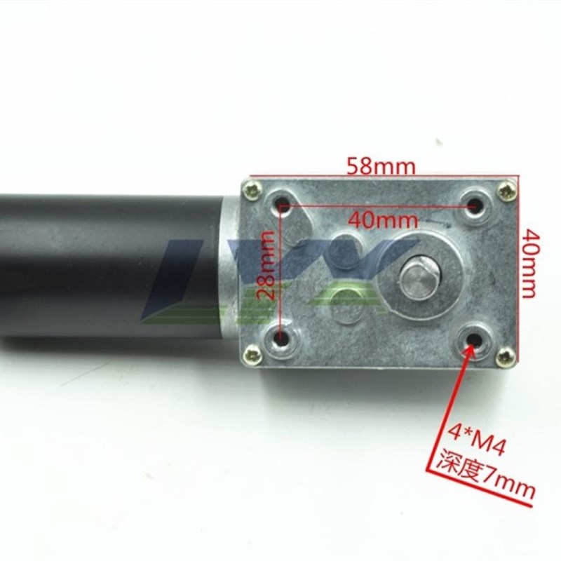 634 JSX 31ZY直流大力矩涡轮蜗轮蜗杆减速电机正反转可调速12V24V