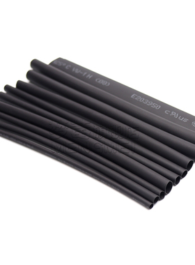 优质无卤环保热缩管 0.6/0.8/1/C2/2/3--30MM黑色绝缘套收缩套