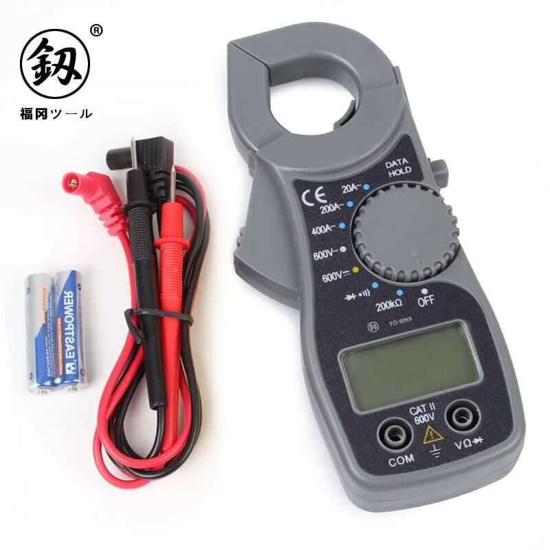 牌福冈工具钳型多功能数显式万用表数字自动电流电压表电子仪表