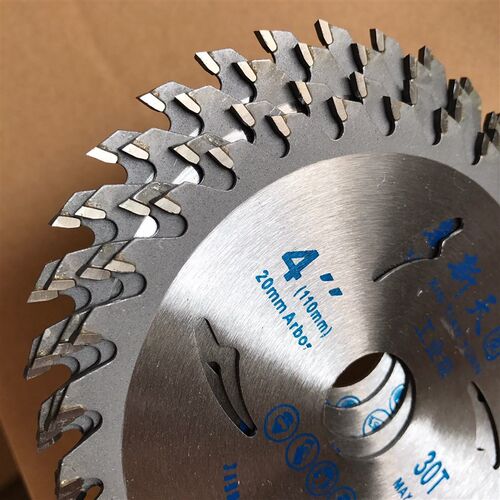 木工硬质合金锯片4/5/6/8/10寸切割片抗钉角磨机手提锯装修级刀片