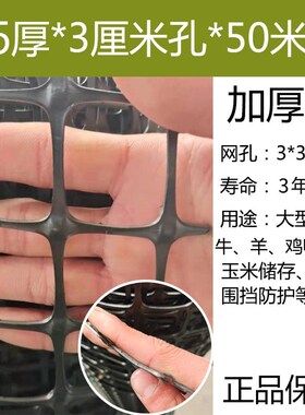 塑料网格土工格栅圈玉米网养鸡围网大棚兜水网栅栏小孔养殖网护栏
