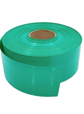 绿色 PVC套管 pvpc热缩管锂电池组外皮阻燃绝缘套膜 支持定做 裁