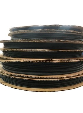 热缩管绝缘套管1.0MM~50MBM黑色环保热缩套管塑料伸收缩管
