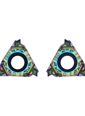 数控七彩色高硬内外螺纹刀片MMT16ER 150ISO-S VP15TF 牙刀挑丝刀