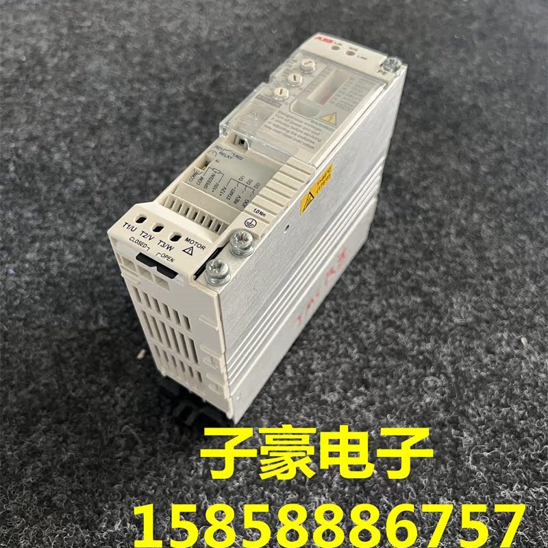 9新ABB变频器 ACS55-01E-02A2-2 0.37KW 220V 现货质量包好如图