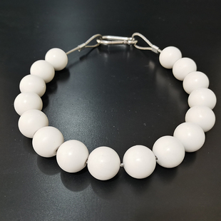 户外不锈钢棋杆防风链指向佛珠子滚珠浮球单颗22外径4mm孔径