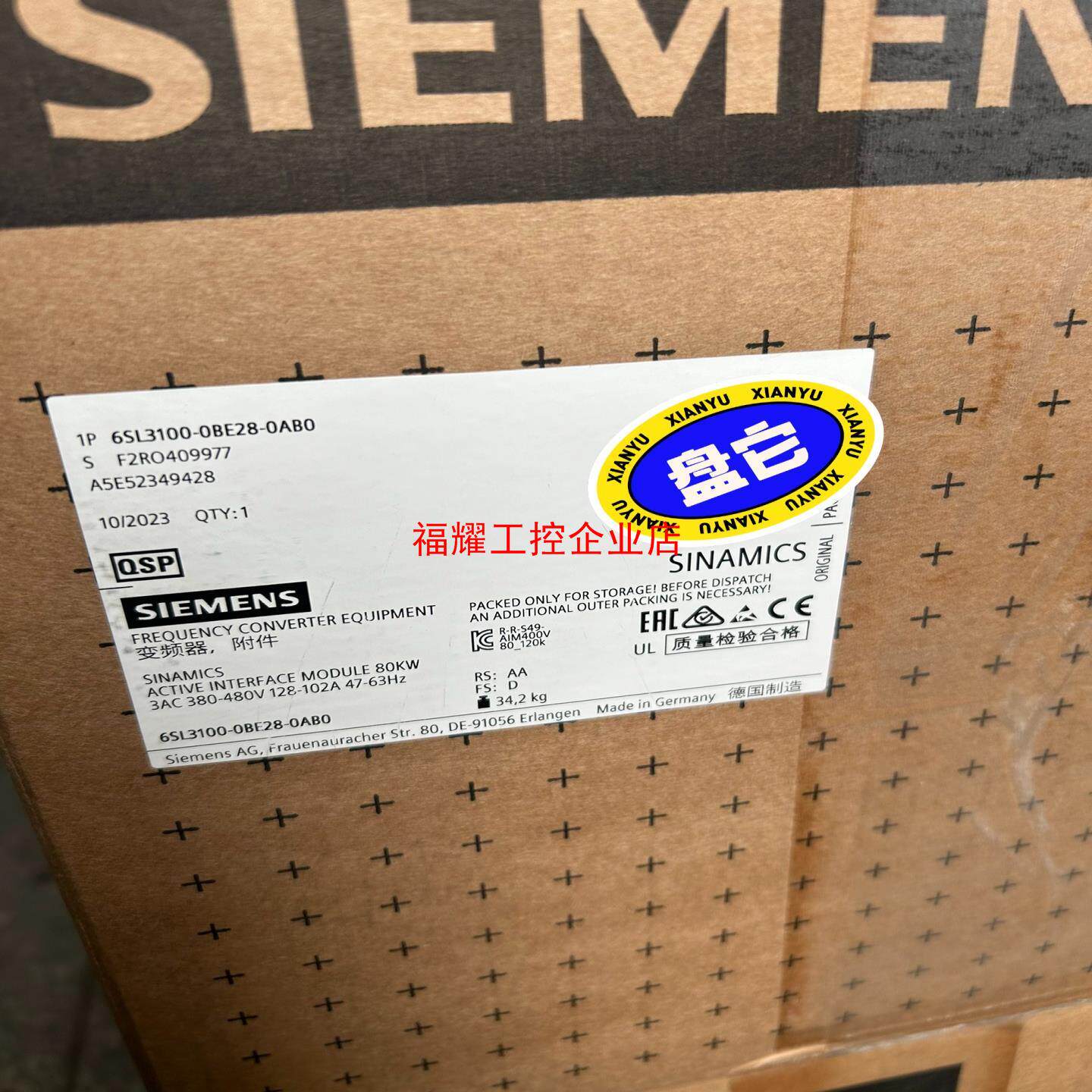 西门子6SL3100-0BE28-0AB0原装现货议价【询价】