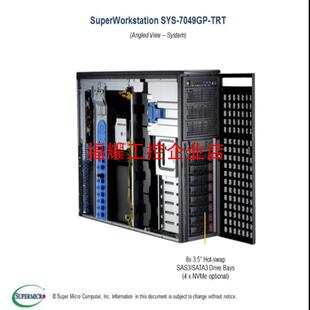 超微7049GP-TRT 支持双路英特尔LGA3647 四G【询价】