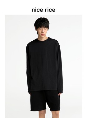 nice rice好饭 r.系列260G匹马棉休闲针织T恤 [商场同款]NCC02017