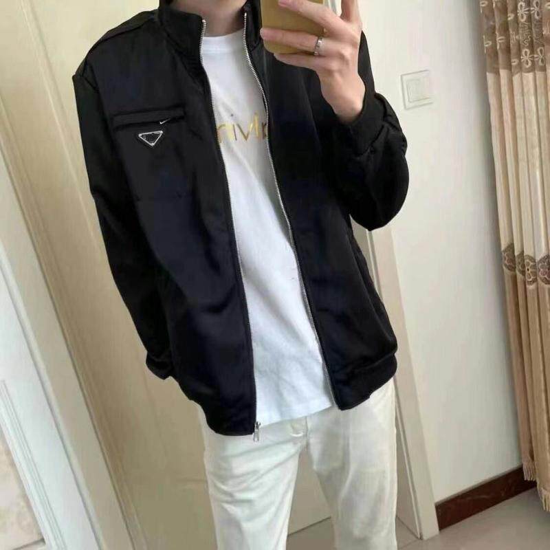 休闲黑色青年冬季立领外套男速干网红苏六同款飞行夹克秋冬款棉服