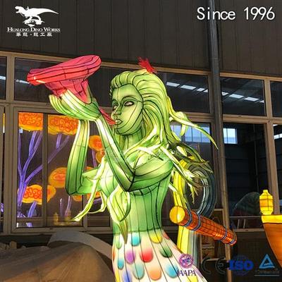 灯光节LED造型灯城市亮化设计制作大型户外景观灯展海盗巫女彩灯