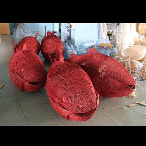 大型酒店大堂会所餐馆饭店吊灯楼别墅藤编鱼形大吊灯非标工程灯具,家装灯饰光源,酒店/宴会厅/餐饮吊灯,淘宝优惠券,粉丝福利购,淘宝优惠卷