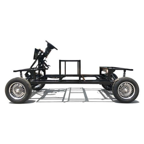 生产定制电动巡游花车底盘四轮车底盘车架彩车巡游底盘厂家