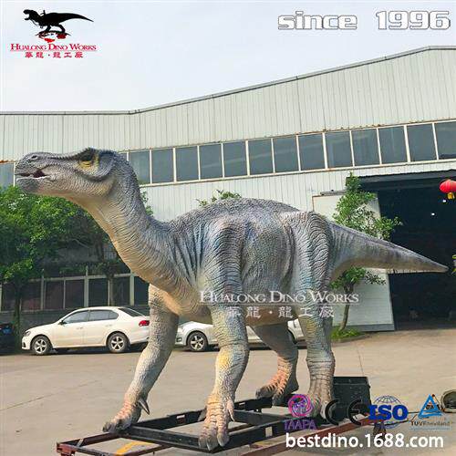仿真恐龙源头厂家来图制作生产大型景区亲子游乐园软雕动态鸭嘴龙