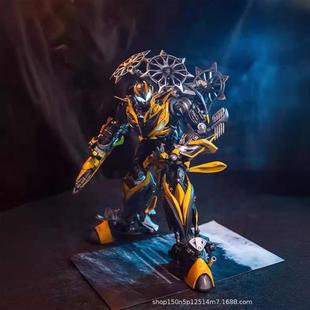 现货Comicave变形金刚大黄蜂双头雕CS/合金可动模型手办玩
