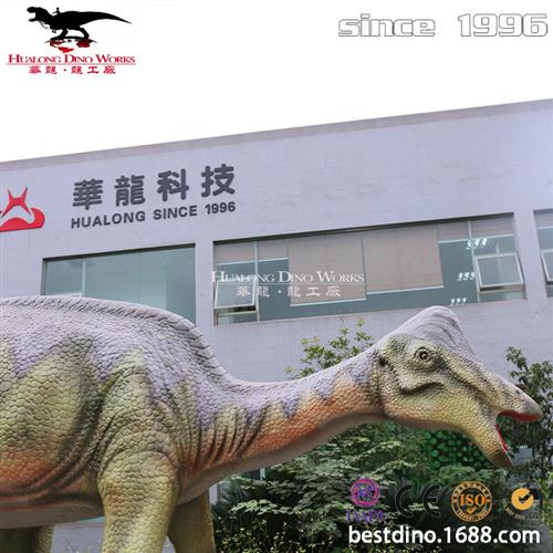 流量仿真恐龙模型仿真三角龙自贡恐龙工厂网红景点参观拍照.