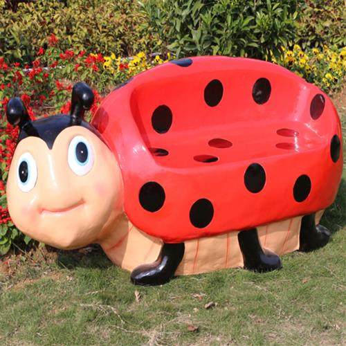 七星瓢虫玻璃钢雕塑昆虫摆件户外园林景观雕塑仿真甲虫雕塑座椅,基础建材,砂岩雕刻,淘宝优惠券,粉丝福利购,淘宝优惠卷