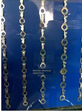 4.2圆形接线片 R型接线片 接线压线端子10000祇1盘连带直带0.5B