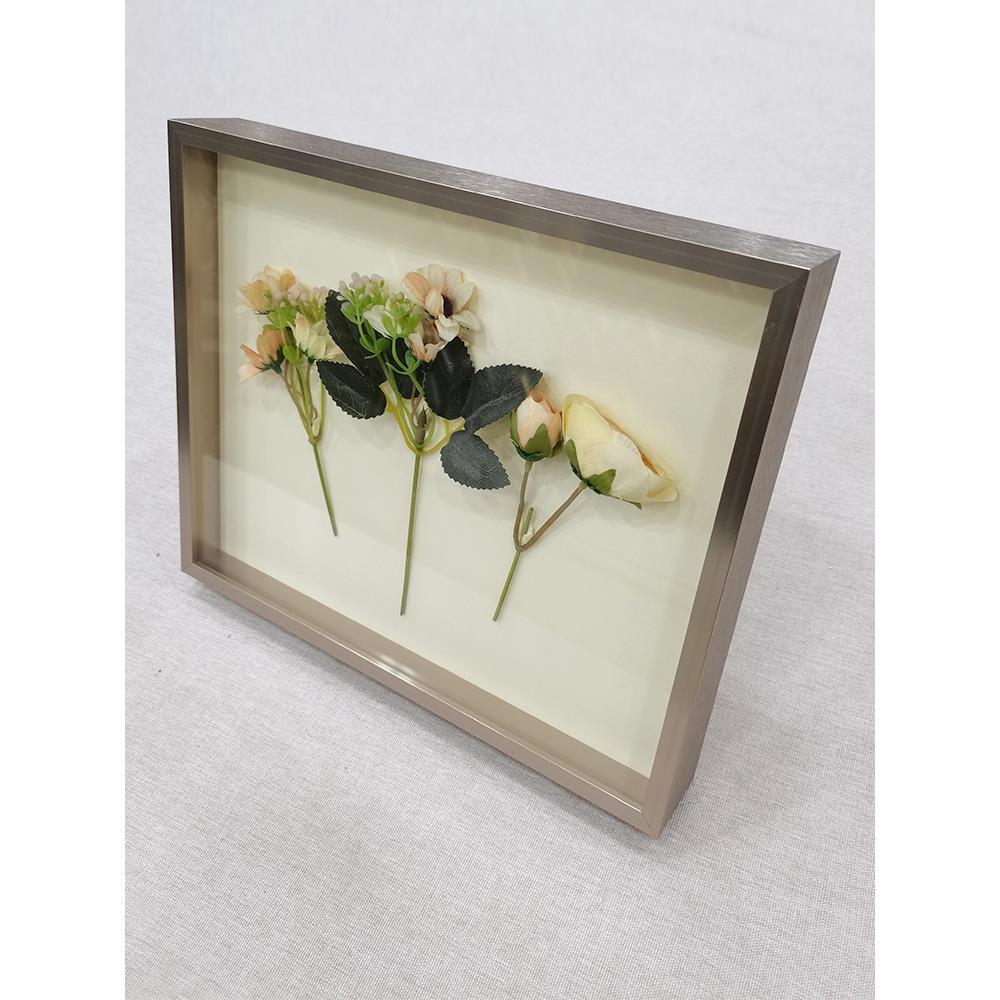 X70T512#双层铝合金画框立体中空2cm金属相框定 制大尺寸框架挂墙