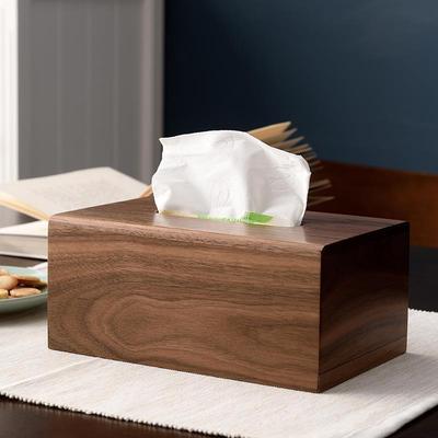 实木餐纸巾盒客厅厕所化妆室家用木质卫生纸盒桌面高级感轻奢高档
