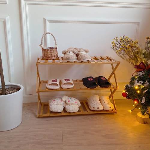 ins折叠置物架家用室内简易门口鞋柜收纳鞋架学生宿舍多层免安装