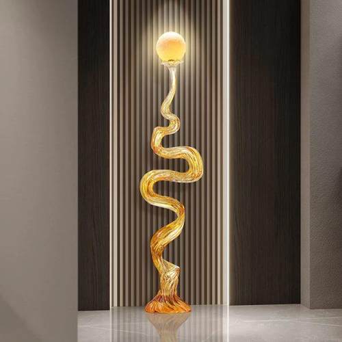 雕塑落地灯大型高档轻奢装饰品客厅电视柜沙发抽象摆件艺术旁玄关